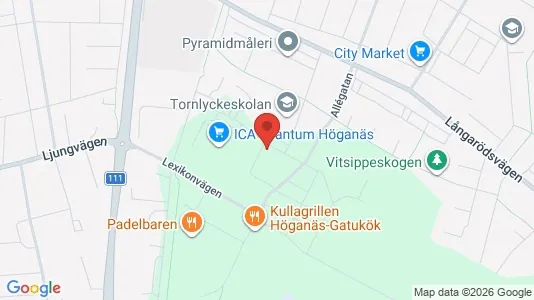 Lägenheter att hyra i Höganäs - kort over placeringen