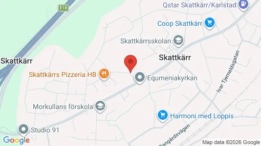 Lägenheter att hyra i Karlstad - kort over placeringen