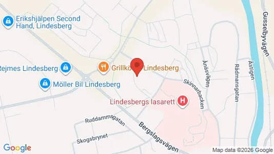 Lägenheter att hyra i Lindesberg - kort over placeringen