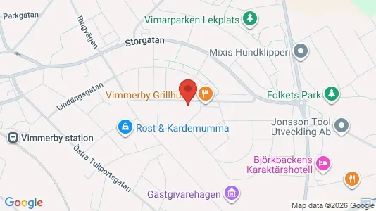 Lägenheter att hyra i Vimmerby - kort over placeringen
