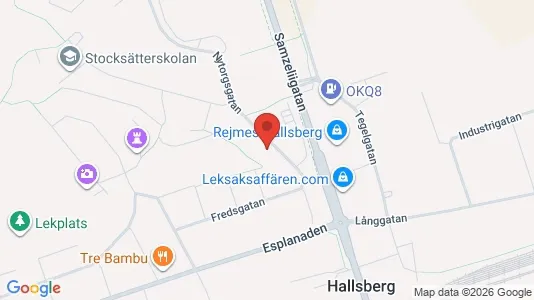 Lägenheter att hyra i Hallsberg - kort over placeringen