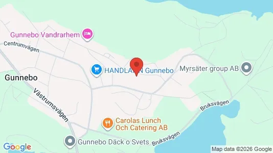 Lägenheter att hyra i Västervik - kort over placeringen