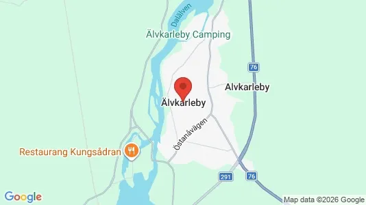 Hus till salu i Älvkarleby - kort over placeringen