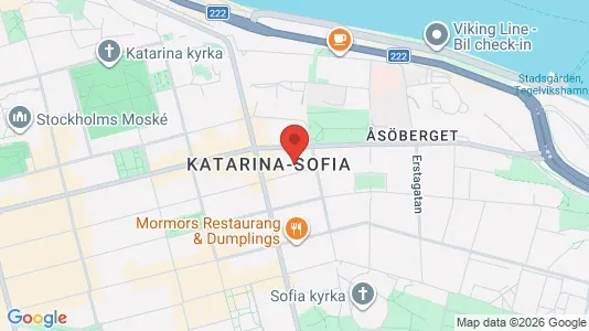 Lägenheter till salu i Södermalm - kort over placeringen
