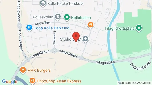 Lägenheter till salu i Kungsbacka - kort over placeringen