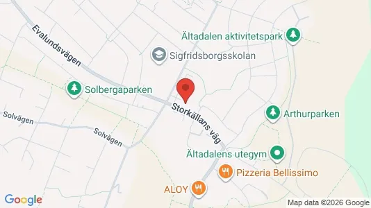 Lägenheter till salu i Nacka - kort over placeringen