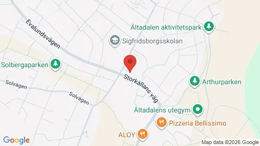 Lägenheter till salu i Nacka - kort over placeringen