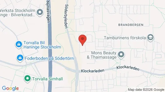 Lägenheter till salu i Haninge - kort over placeringen