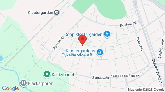Lägenheter till salu i Lund - kort over placeringen