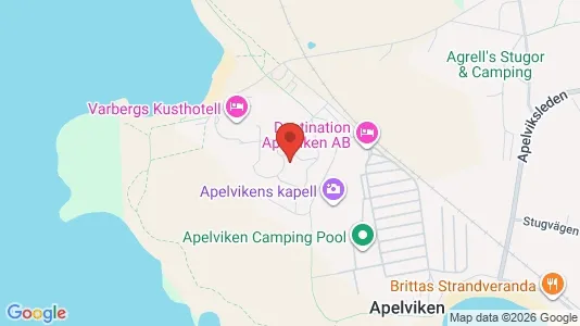 Lägenheter till salu i Varberg - kort over placeringen