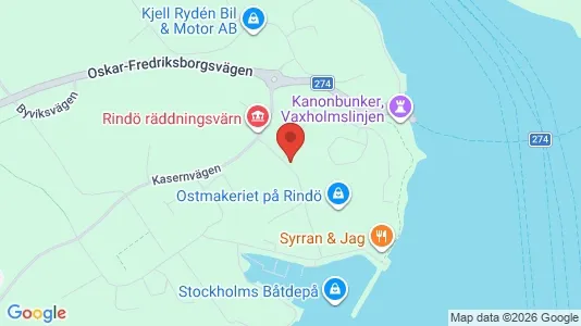 Lägenheter till salu i Vaxholm - kort over placeringen