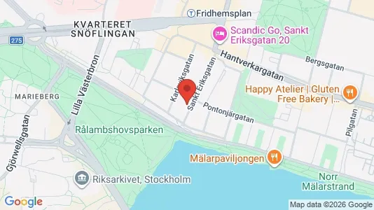 Lägenheter till salu i Kungsholmen - kort over placeringen