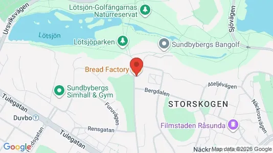 Lägenheter till salu i Sundbyberg - kort over placeringen