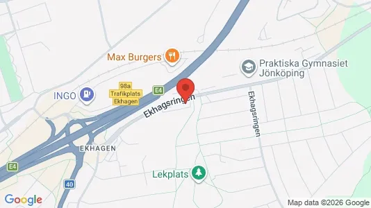 Lägenheter att hyra i Jönköping - kort over placeringen