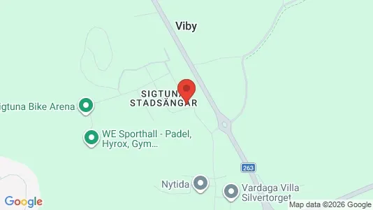 Lägenheter att hyra i Sigtuna - kort over placeringen