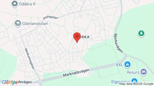 Lägenheter att hyra i Helsingborg - kort over placeringen