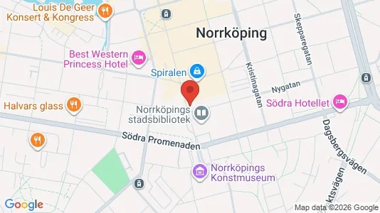 Lägenheter att hyra i Norrköping - kort over placeringen