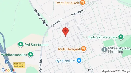Lägenheter att hyra i Linköping - kort over placeringen