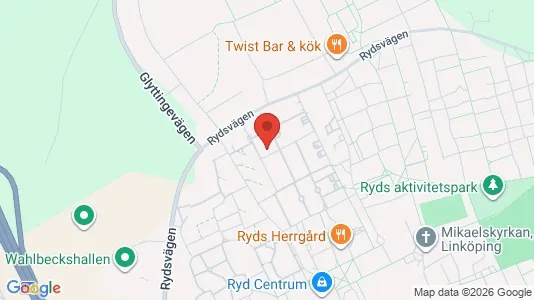 Lägenheter att hyra i Linköping - kort over placeringen