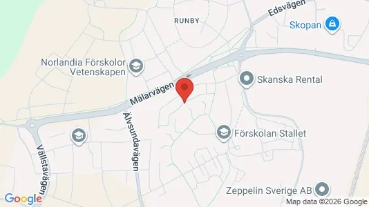 Lägenheter att hyra i Upplands Väsby - kort over placeringen