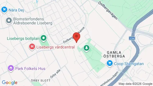 Rum att hyra i Söderort - kort over placeringen