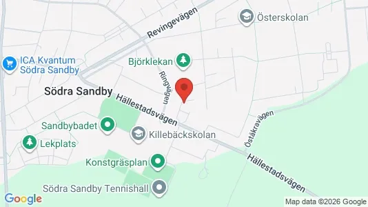 Bostadsrätter till salu i Lund - kort over placeringen