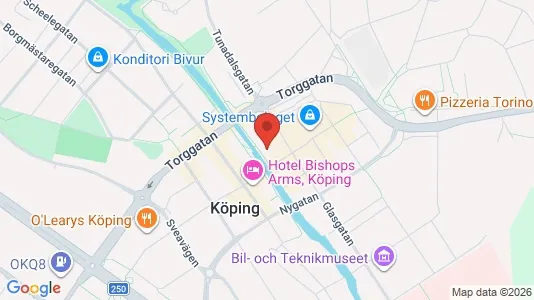 Lägenheter att hyra i Köping - kort over placeringen