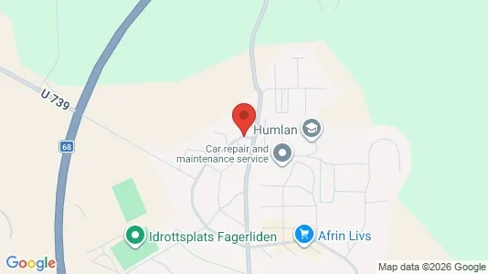 Lägenheter att hyra i Fagersta - kort over placeringen