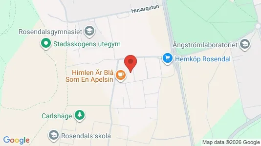 Lägenheter att hyra i Uppsala - kort over placeringen