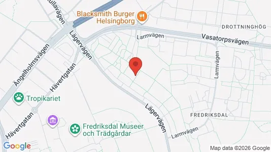 Lägenheter att hyra i Helsingborg - kort over placeringen