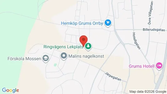 Lägenheter att hyra i Grums - kort over placeringen