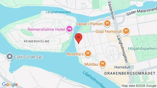 Lägenheter att hyra i Södermalm - kort over placeringen