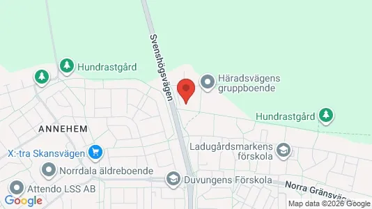Lägenheter att hyra i Lund - kort over placeringen