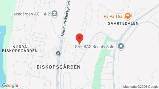 Lägenheter att hyra i Västra hisingen - kort over placeringen