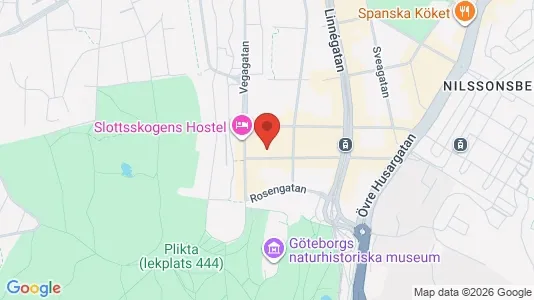 Lägenheter att hyra i Göteborg Centrum - kort over placeringen