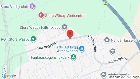 Lägenheter att hyra i Upplands Väsby - kort over placeringen