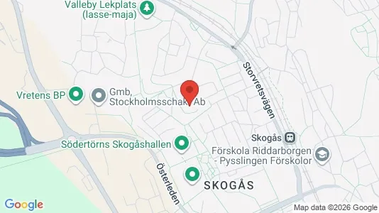 Lägenheter att hyra i Huddinge - kort over placeringen
