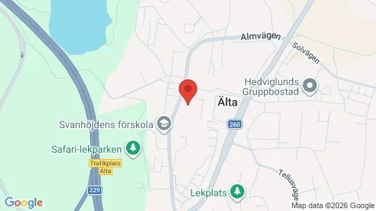 Lägenheter att hyra i Nacka - kort over placeringen