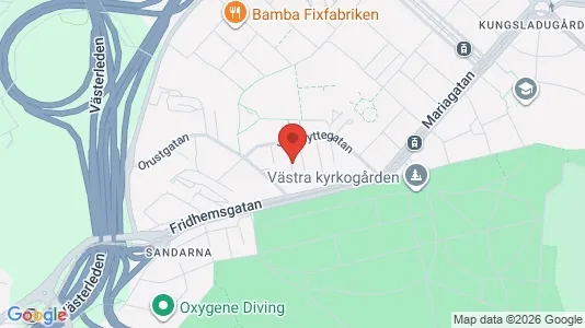 Lägenheter att hyra i Majorna-Linné - kort over placeringen