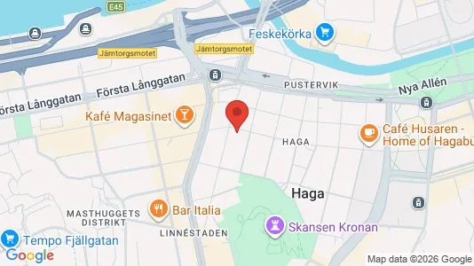 Lägenheter att hyra i Göteborg Centrum - kort over placeringen