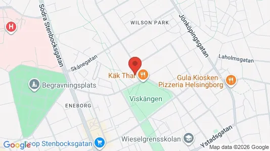 Lägenheter att hyra i Helsingborg - kort over placeringen
