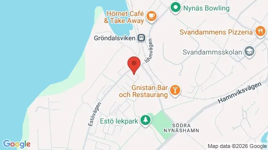 Lägenheter att hyra i Nynäshamn - kort over placeringen