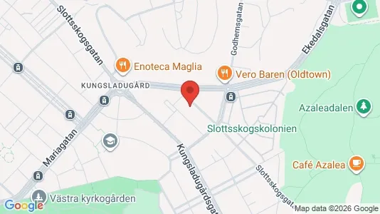 Lägenheter att hyra i Majorna-Linné - kort over placeringen