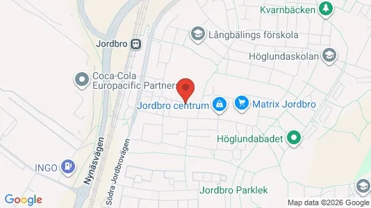 Lägenheter att hyra i Haninge - kort over placeringen