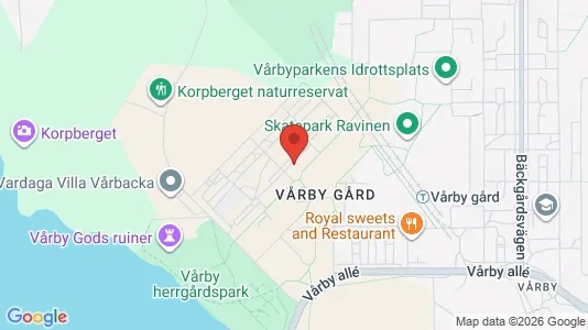 Lägenheter att hyra i Huddinge - kort over placeringen