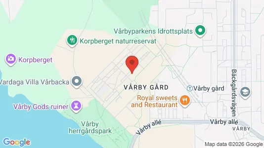 Lägenheter att hyra i Huddinge - kort over placeringen