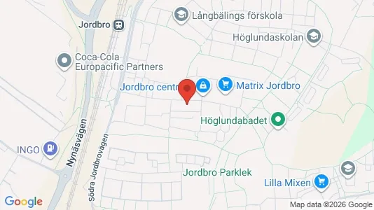 Lägenheter att hyra i Haninge - kort over placeringen