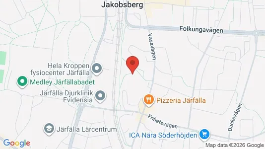 Lägenheter att hyra i Järfälla - kort over placeringen