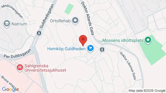 Lägenheter att hyra i Göteborg Centrum - kort over placeringen