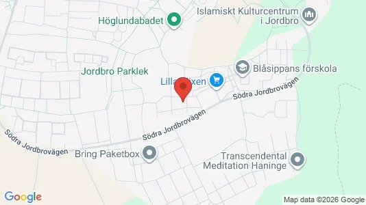 Lägenheter att hyra i Haninge - kort over placeringen